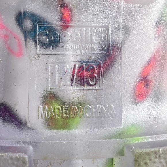 GIRL'S KIDS CAPELLI NEW YORK PRINTED RAIN BOOTS MULTI POP SIZE 12/13 - Picture 6 of 6